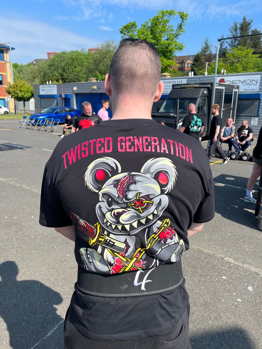 Customer photo review of Psycho Teddy Oversized T-shirt