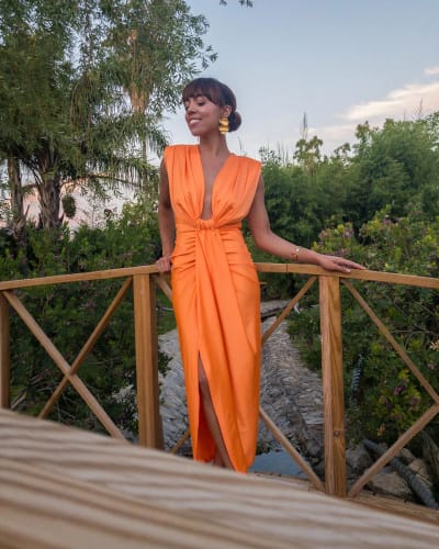 Customer photo review of Shyanne Maxi Dress
