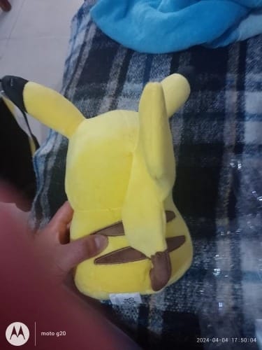 Customer photo review of Pikachu Plush Toy 2024