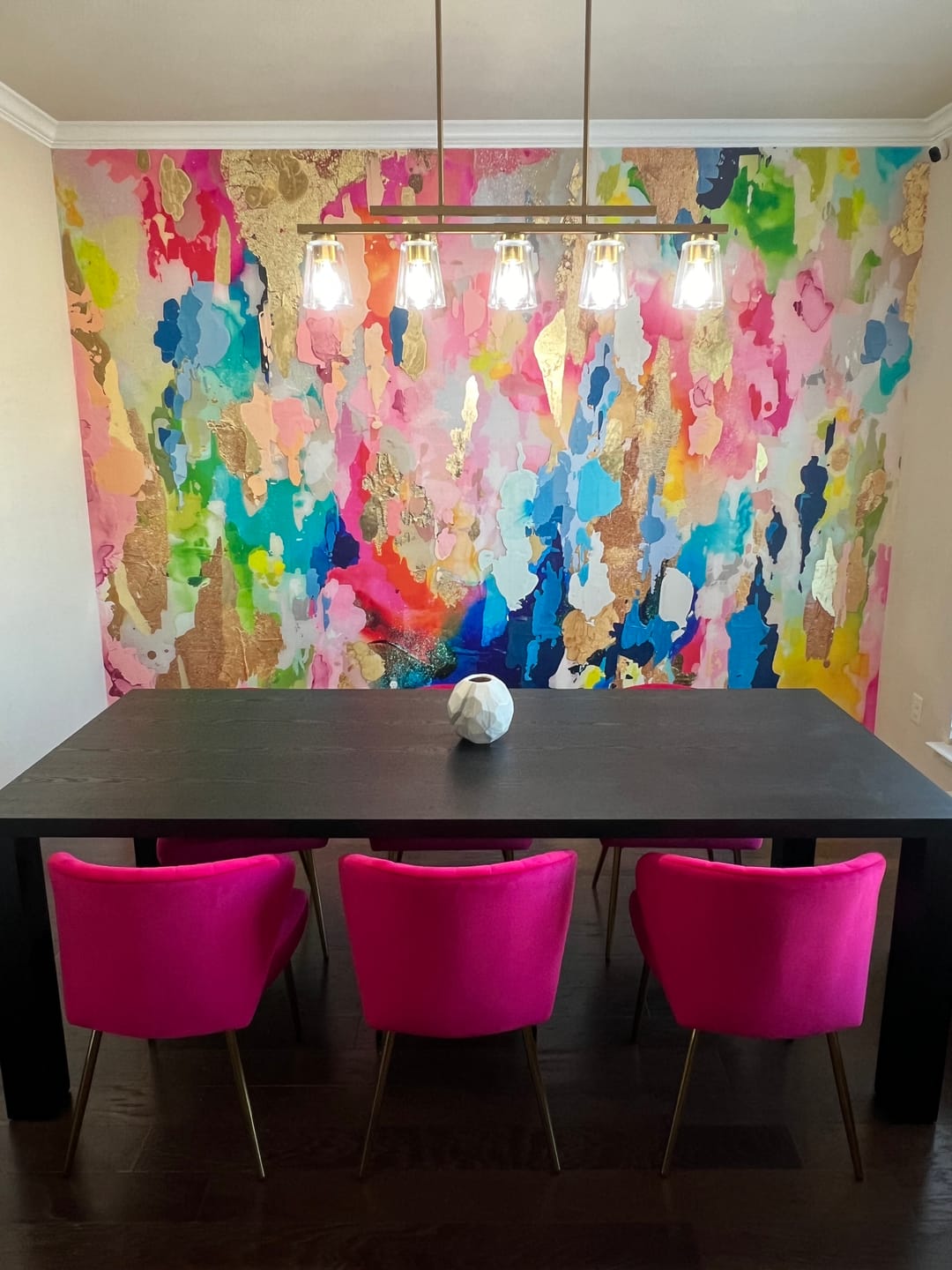 Customer photo review of "Sprinkles" Oversized Wall Mural