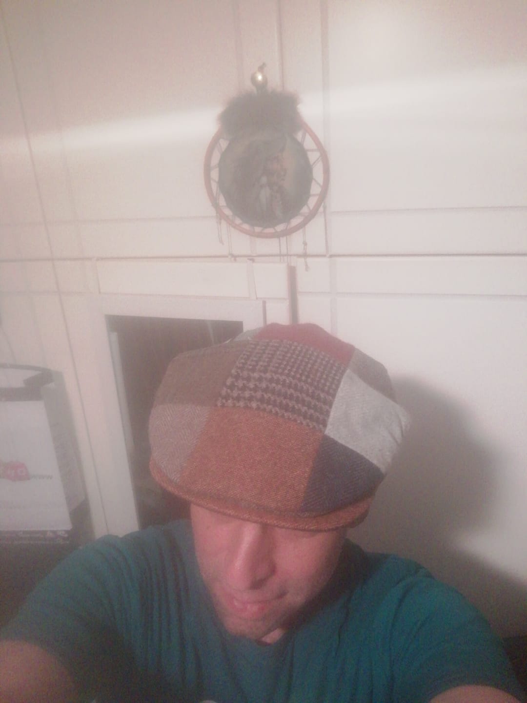Customer photo review of Vintage Cap Patchwork Tweed