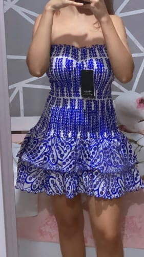 Customer photo review of Alia Mini Dress