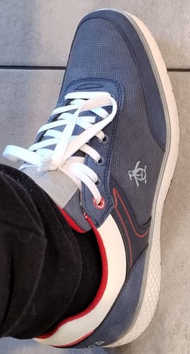 Customer photo review of Tenis Style Goran Azul Marino