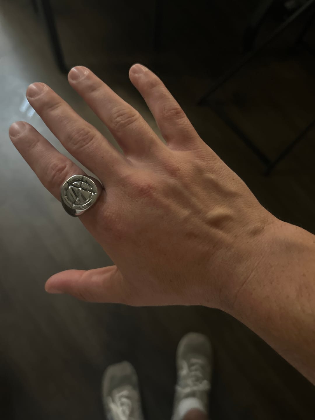 Customer photo review of ANARCHY SIGNET RING