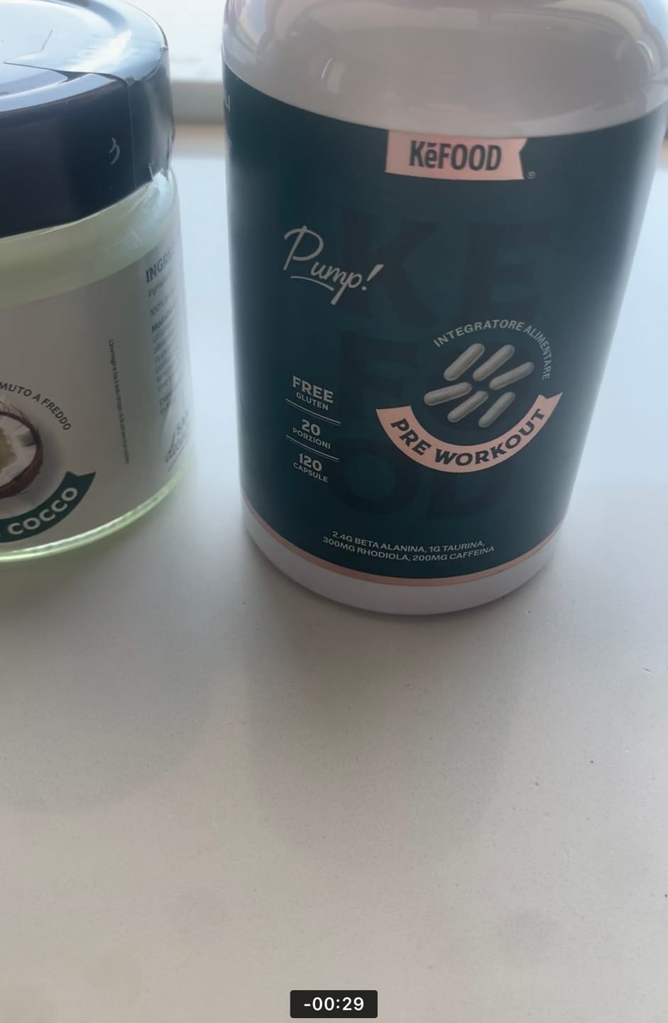 Customer photo review of PRE WORKOUT - BETA ALANINA, TAURINA, RHODIOLA, CAFFEINA