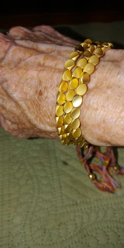 Customer photo review of 3 Tibetan Bracelets of Fortune