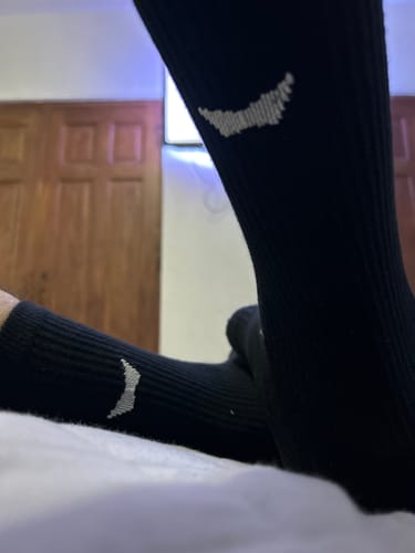 Customer photo review of Comfort Socks MDL 002 - Black