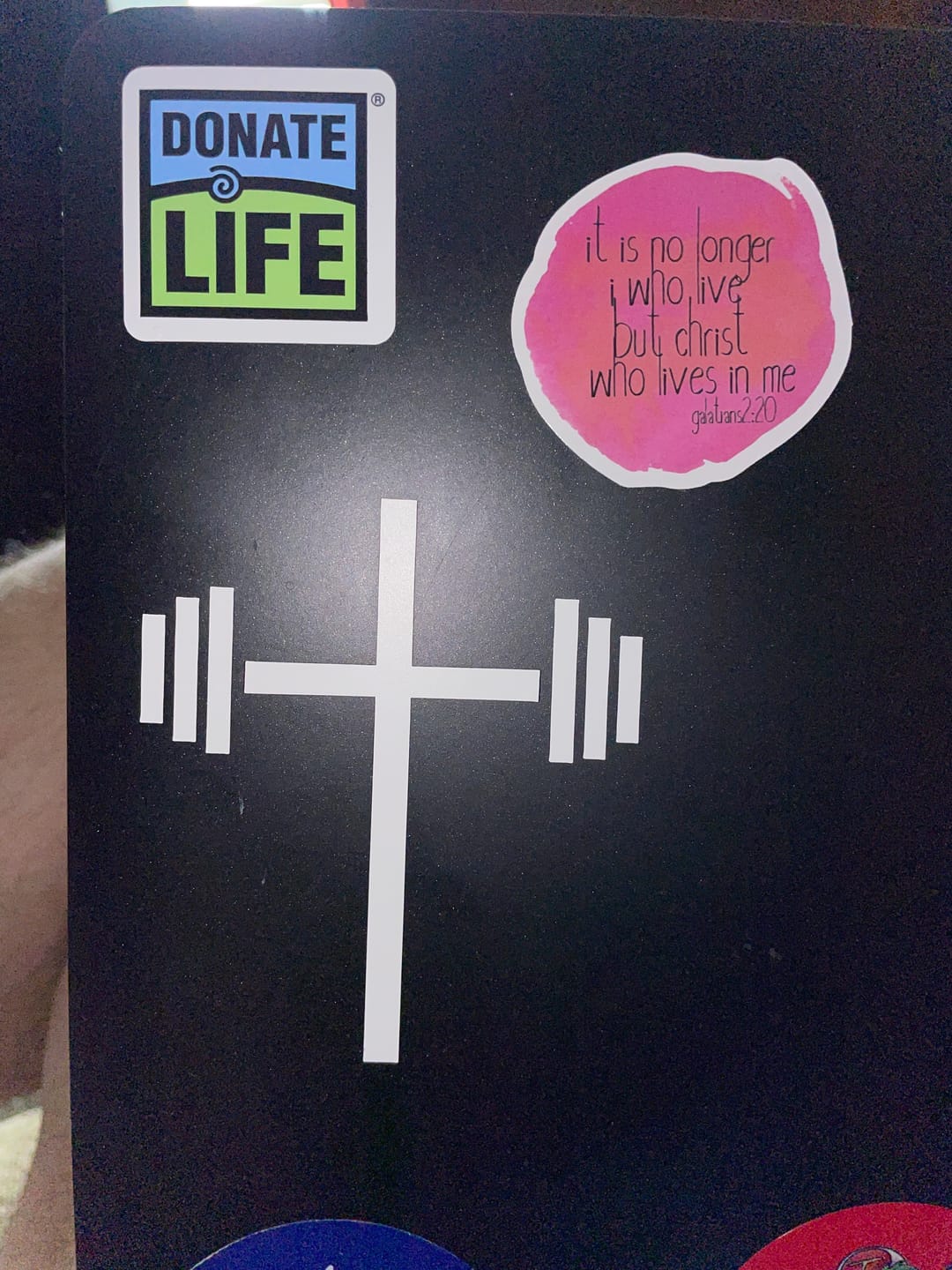 Customer photo review of Laptop and Car Decals