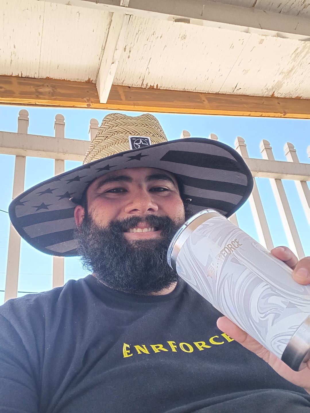 Customer photo review of 20 OZ Soft Matte Tumbler