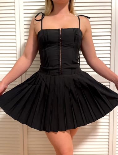 Customer photo review of Bryanna Mini Dress