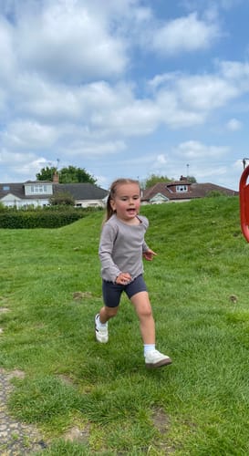 Customer photo review of Zamba Kids Stripe Trainers