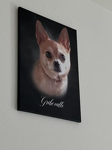 Customer photo review of Portrait Art Huilé