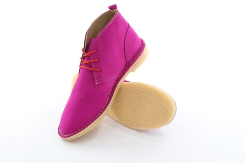 Customer photo review of Fuschia Pink Ladies Vellies