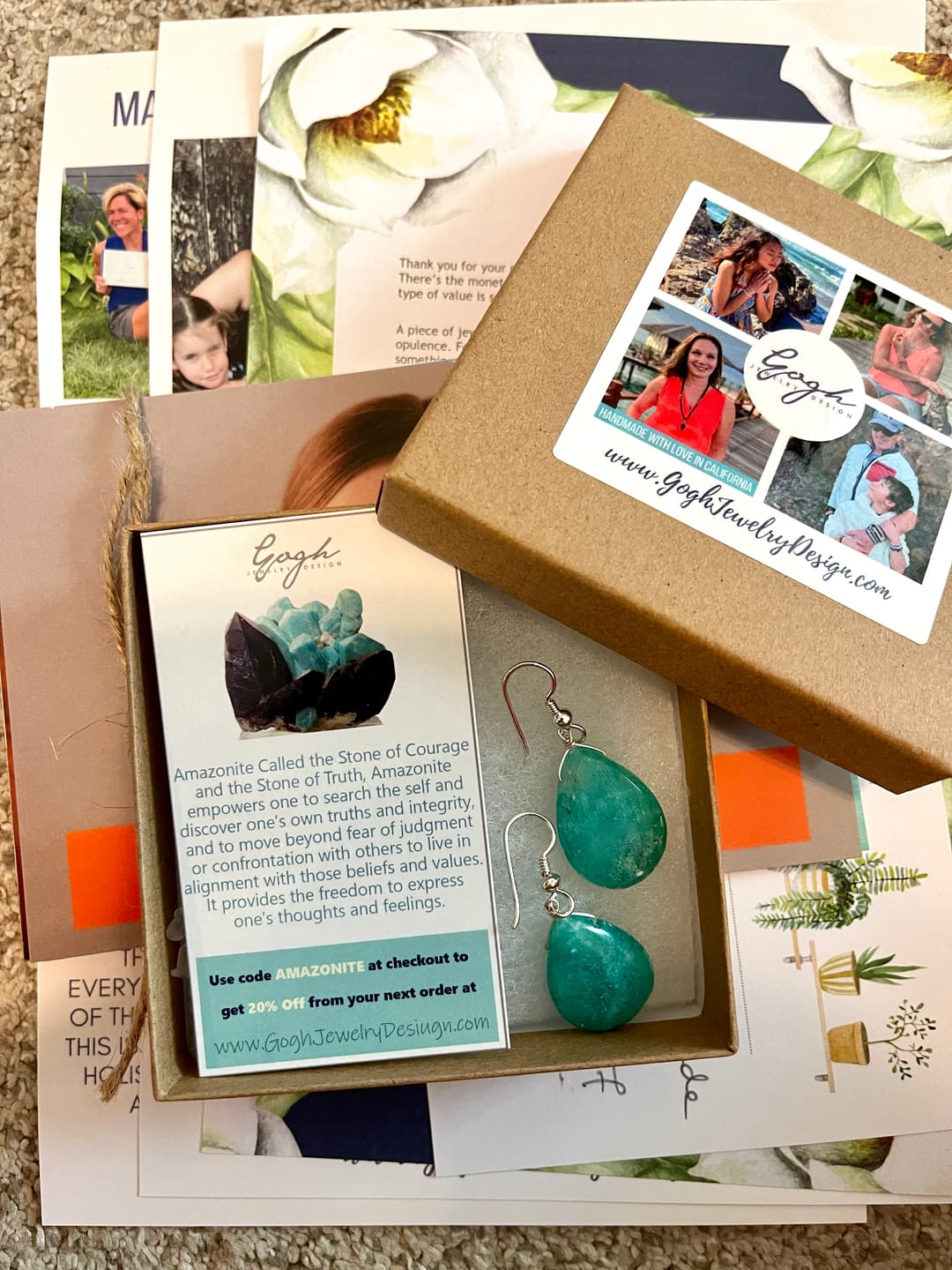 Customer photo review of Mystery Earrings