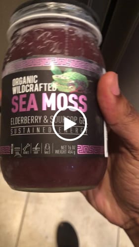 Customer video review of Elderberry and Soursop Infused Sea Moss Gel