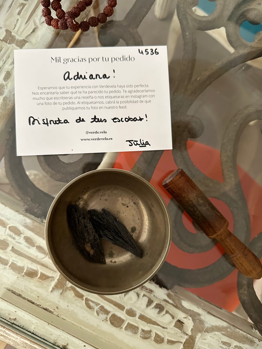 Customer photo review of Escoba de bruja | Fortaleza - Protección