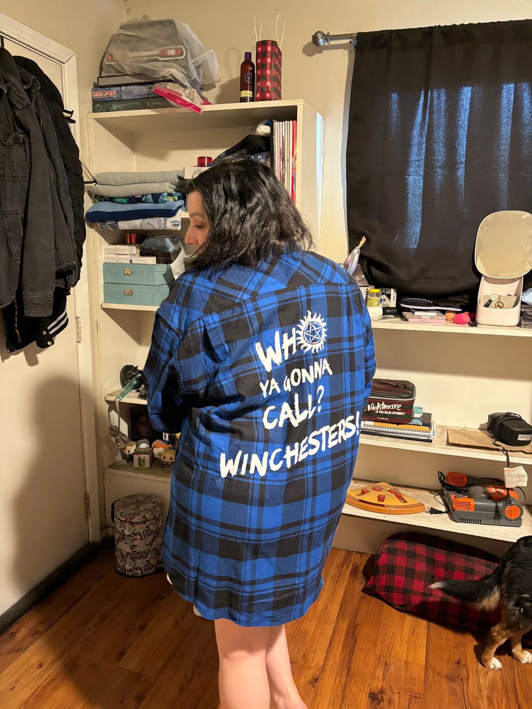 Customer photo review of Who Ya Gonna Call Flannel