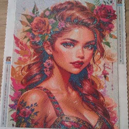 Customer photo review of 5D Diamond Painting AB Steine Kara