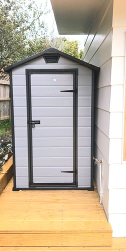 Customer photo review of Manor 4 x 6 Shed 1.18m x 1.84m