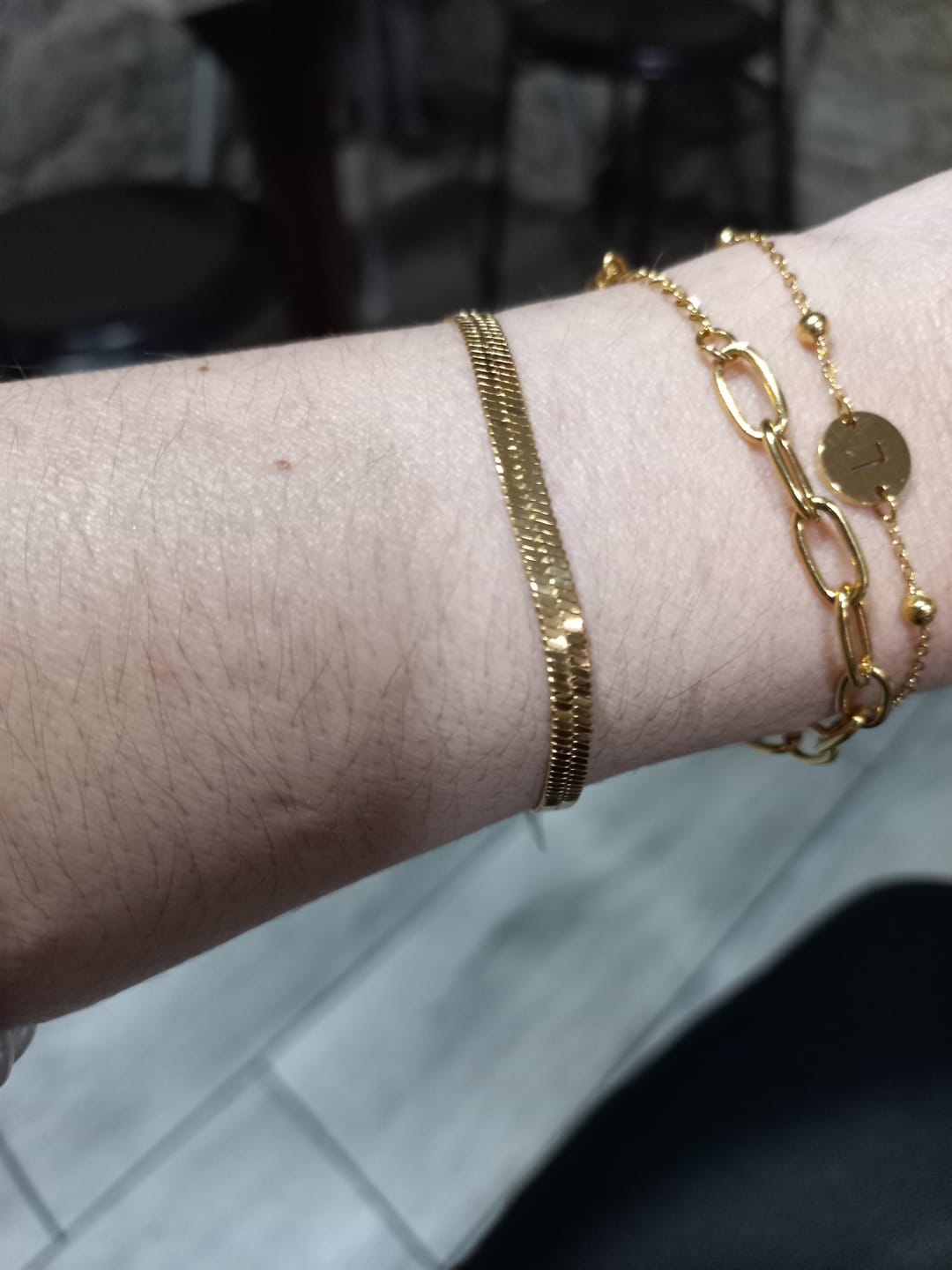 Customer photo review of Pulsera Cleopatra 4MM