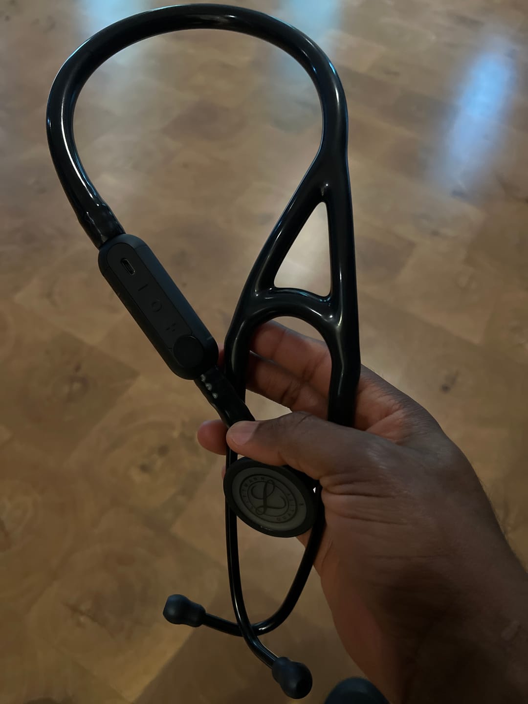 Customer photo review of Littmann CORE Digital Stethoscope 8490 - Black