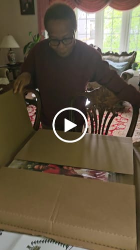 Customer video review of Personalized photo Painting