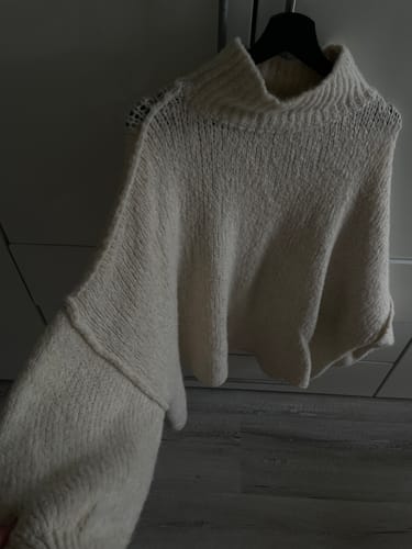 Customer photo review of Meli Strick Pullover - Beige
