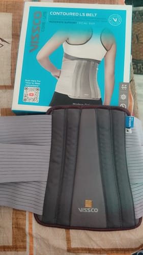 Customer photo review of Lumbo Sacral Belt | Supports the Lumbar Spine | Corrects Posture & Relieves Back Pain (Grey)
