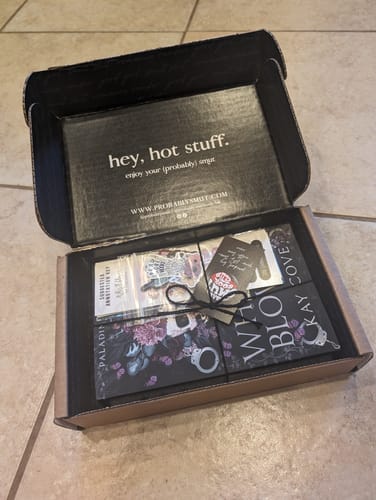 Customer photo review of good girl book club subscription