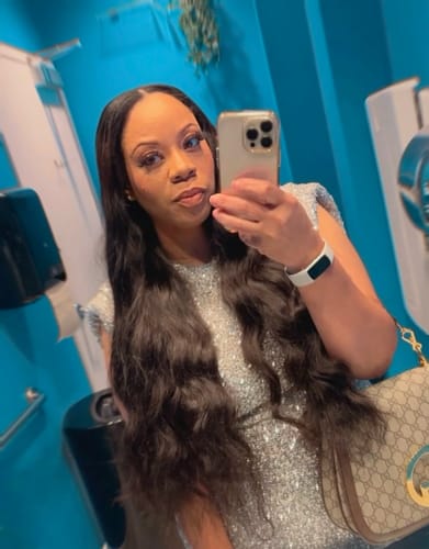 Customer photo review of Raw Indian Wavy Hair