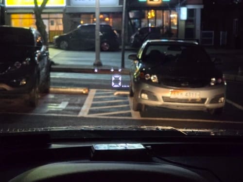 Customer photo review of DriveBro - Head-Up Geschwindigkeitsanzeige