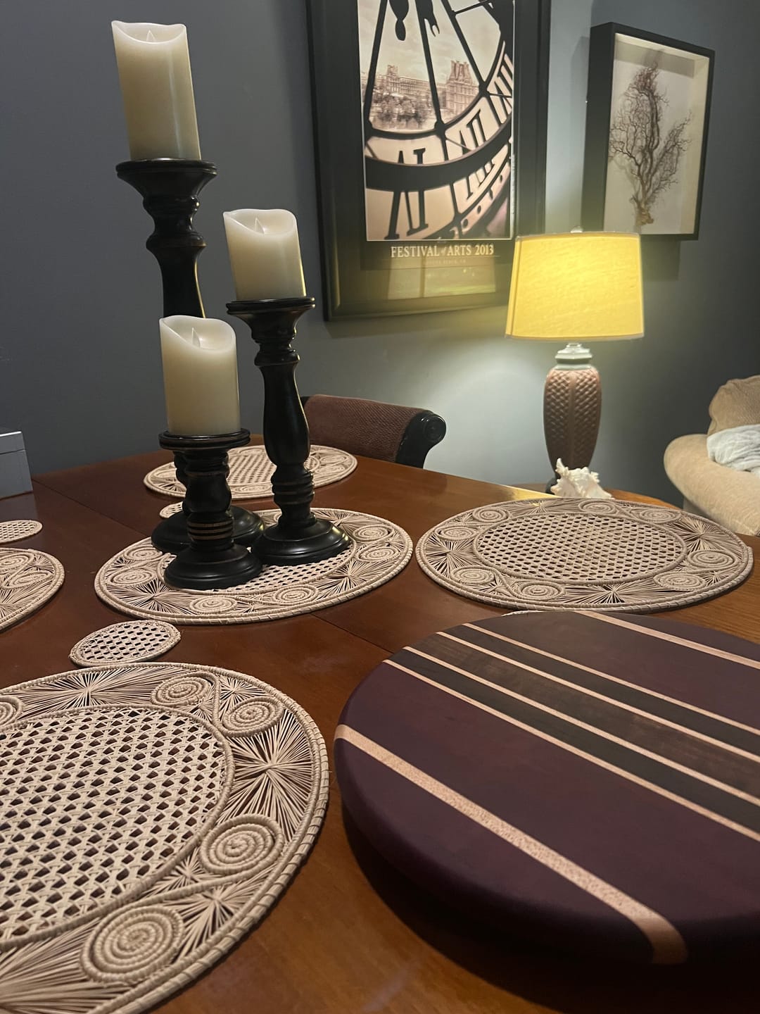 Customer photo review of Caracol Iraca Placemats