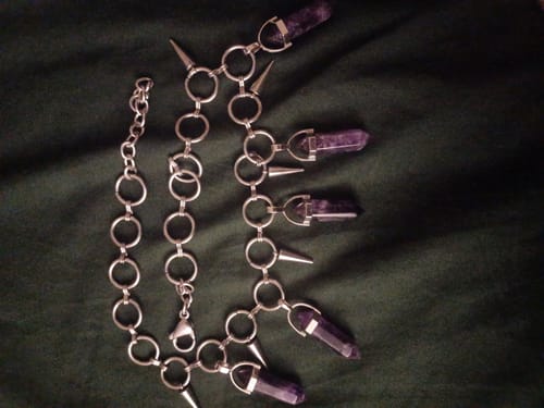 Customer photo review of Amethyst Points 1of1