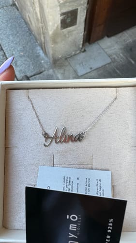 Customer photo review of Collana Nome