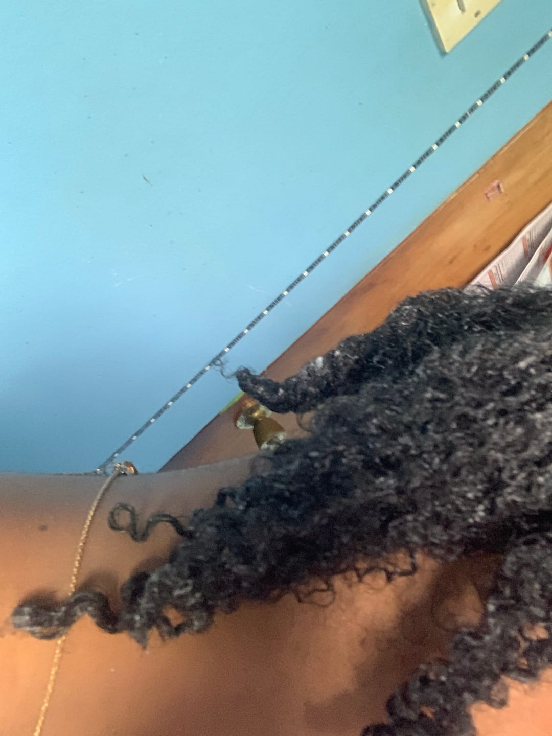 Customer photo review of Coconut Milk Strengthening Deep Conditioner