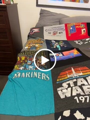 Customer video review of T-Shirt Quilts