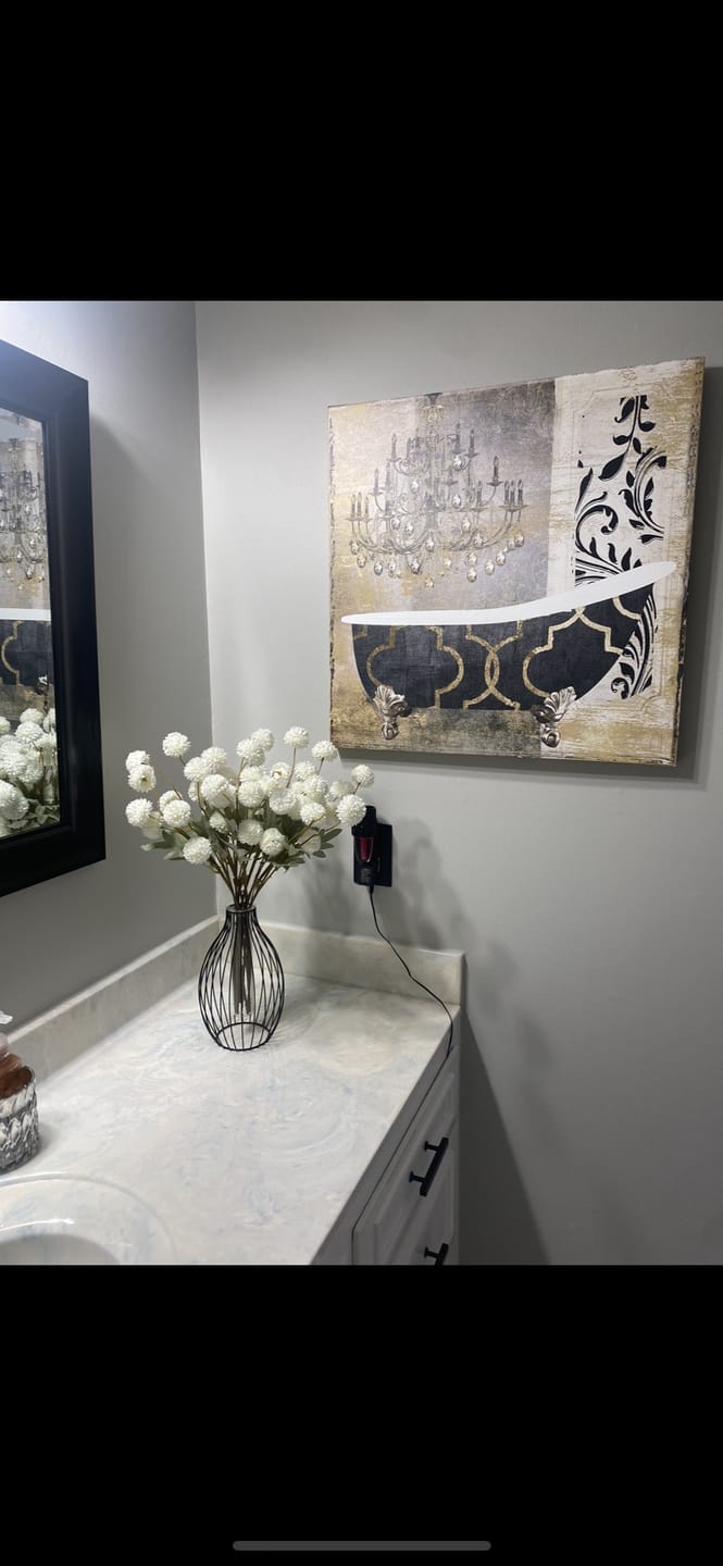 Customer photo review of Faux Kiku Flower - White (10 Stems / 50 heads)