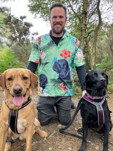 Customer photo review of Your photo - Personalized hawaiian shirt