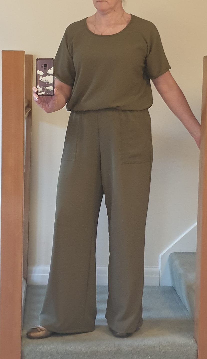 Customer photo review of Plain Bubble Crepe Fabric