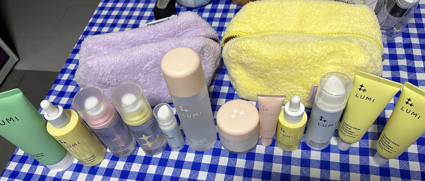 Customer photo review of LUMI Gleam Terry Pouch