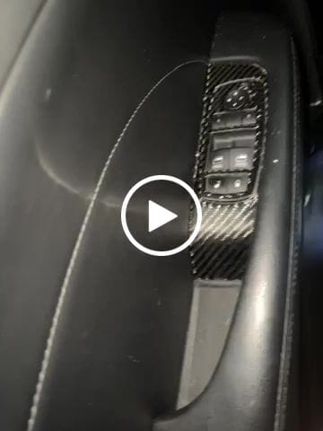 Customer video review of Real Carbon Fiber Window Control Trim Overlay for Dodge Challenger 2015-2023