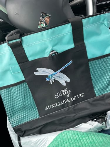 Customer photo review of Sac personnalisé spécial AIDE À LA PERSONNE