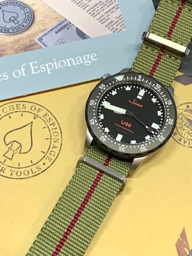 Customer photo review of Five Eye Nylon Watch Strap - Stripe