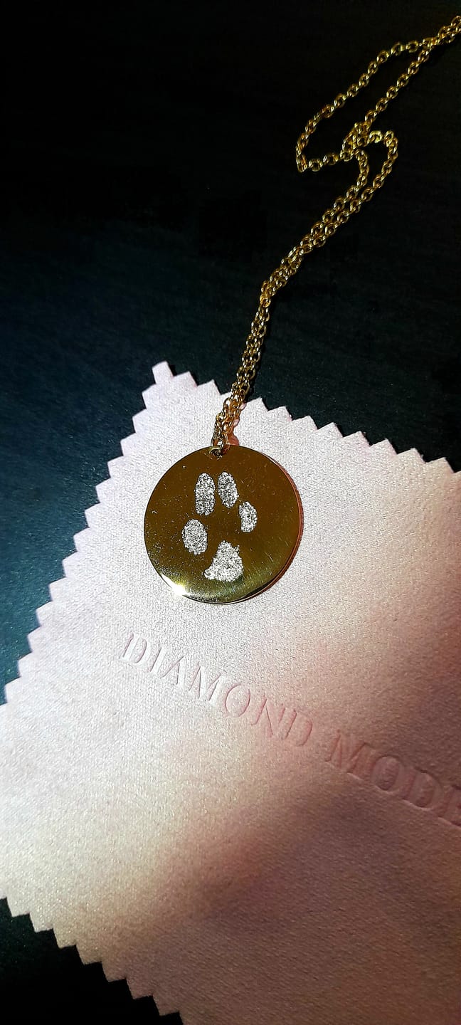 Customer photo review of Fingerabdruck | Coinkette + Gravur