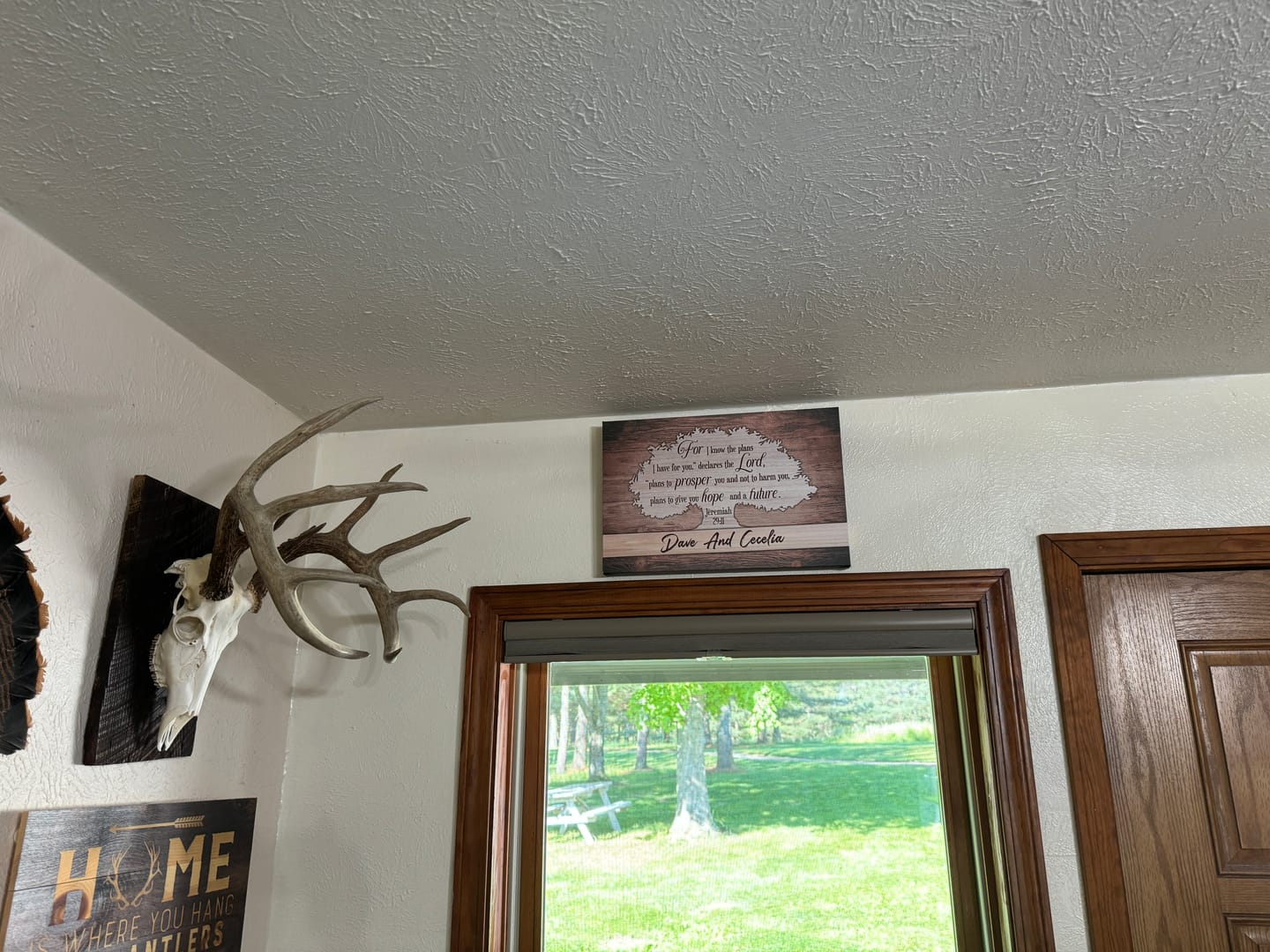 Customer photo review of For I Know The Plans I Have For You Jeremiah 29:11 Personalized Name Wall Art Canvas