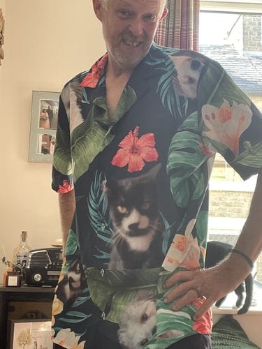 Customer photo review of Your photo - Personalized hawaiian shirt