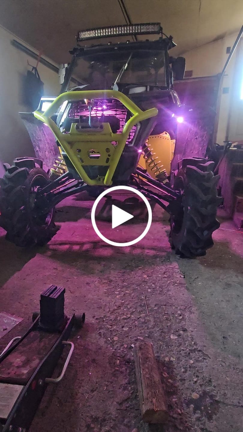 Customer video review of Universal 6 Pods RGB Rock Light Kit for UTV ATV Jeep Truck SUV Car
