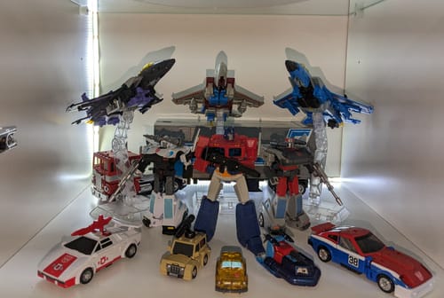 Customer photo review of JB Jinbao Pocket Size DF06 (2.0 Version, FG01, FG02, FG03) Aircraft Battlers (Deluxe Seekers: Starscream, Skywarp, Thunderstorm, Oversized Newage Lucifer ) 12cm