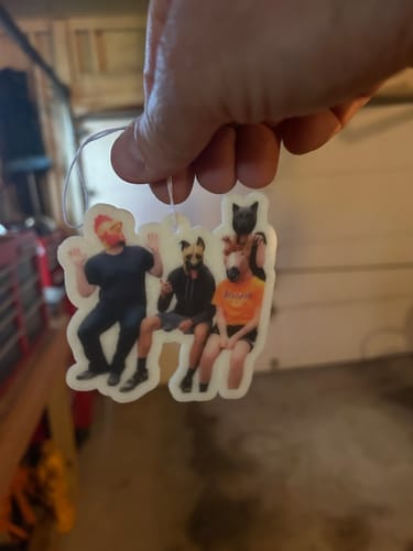 Customer photo review of Custom Shape Air Freshener