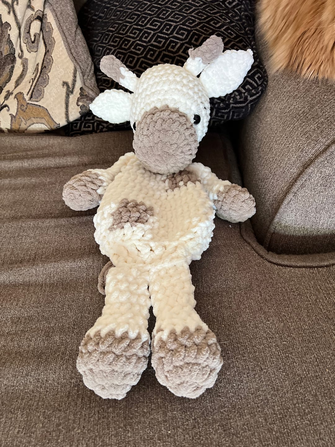 Customer photo review of Giraffe Lovey Crochet Pattern PDF Download